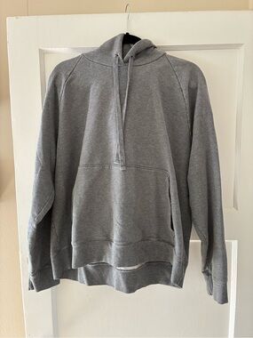 Brooklinen Gray Hooded Loungewear Pullover